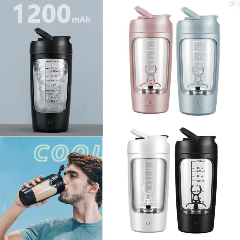 A2UE USB Rechargeable Portable Protein Mixer Electric 650Ml for Shakes And