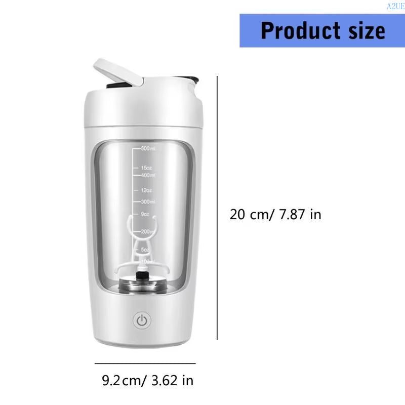 A2UE USB Rechargeable Portable Protein Mixer Electric 650Ml for Shakes And